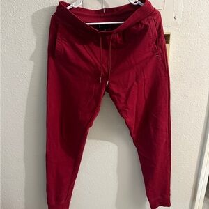 Tommy Hilfiger Men's Vibrant Red Joggers